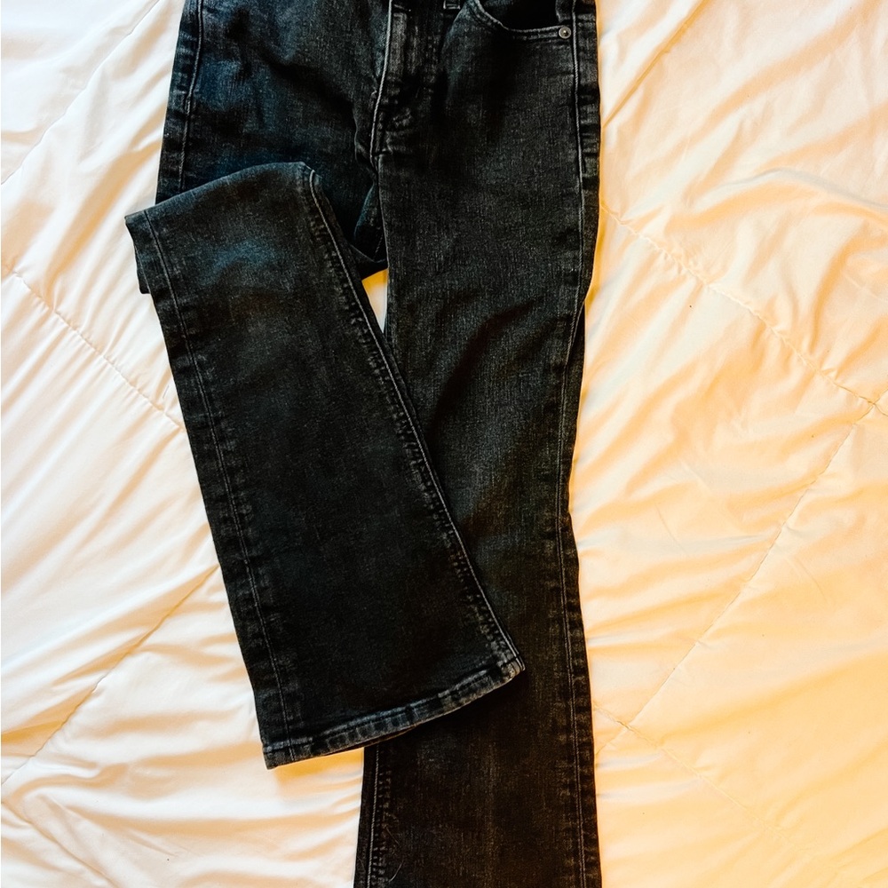 Aeropostale Women's Straight Leg Black Jeans